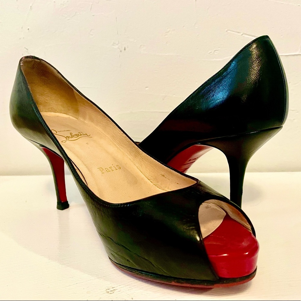 Vintage Peep toe Christian Louboutin Heels